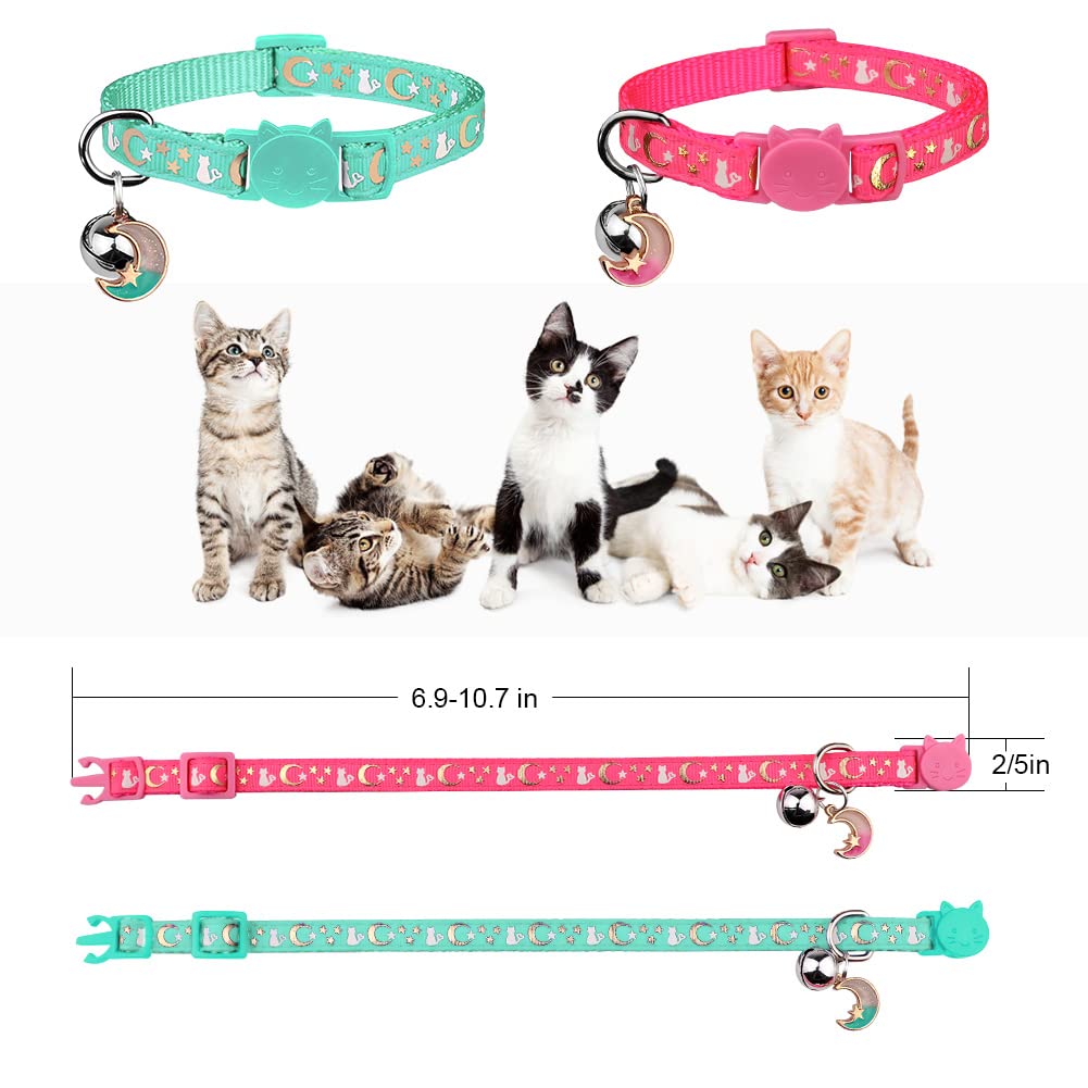 Baeuppit breakaway buckle keeps your cat safe by quick release if snagged