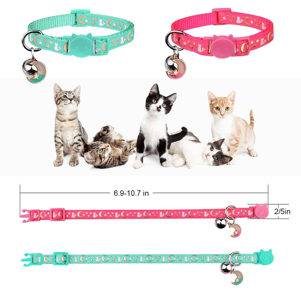 Baeuppit breakaway buckle keeps your cat safe by quick release if snagged