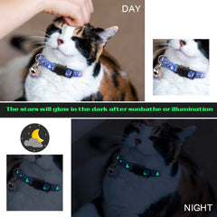 Baeuppit nylon cat collar with silky touch for comfortable daily wear