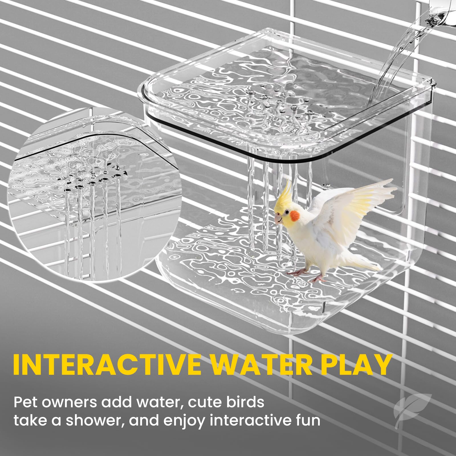 BAGHPBM No Mess feeder materials reveal durable PC+PP for safe use.