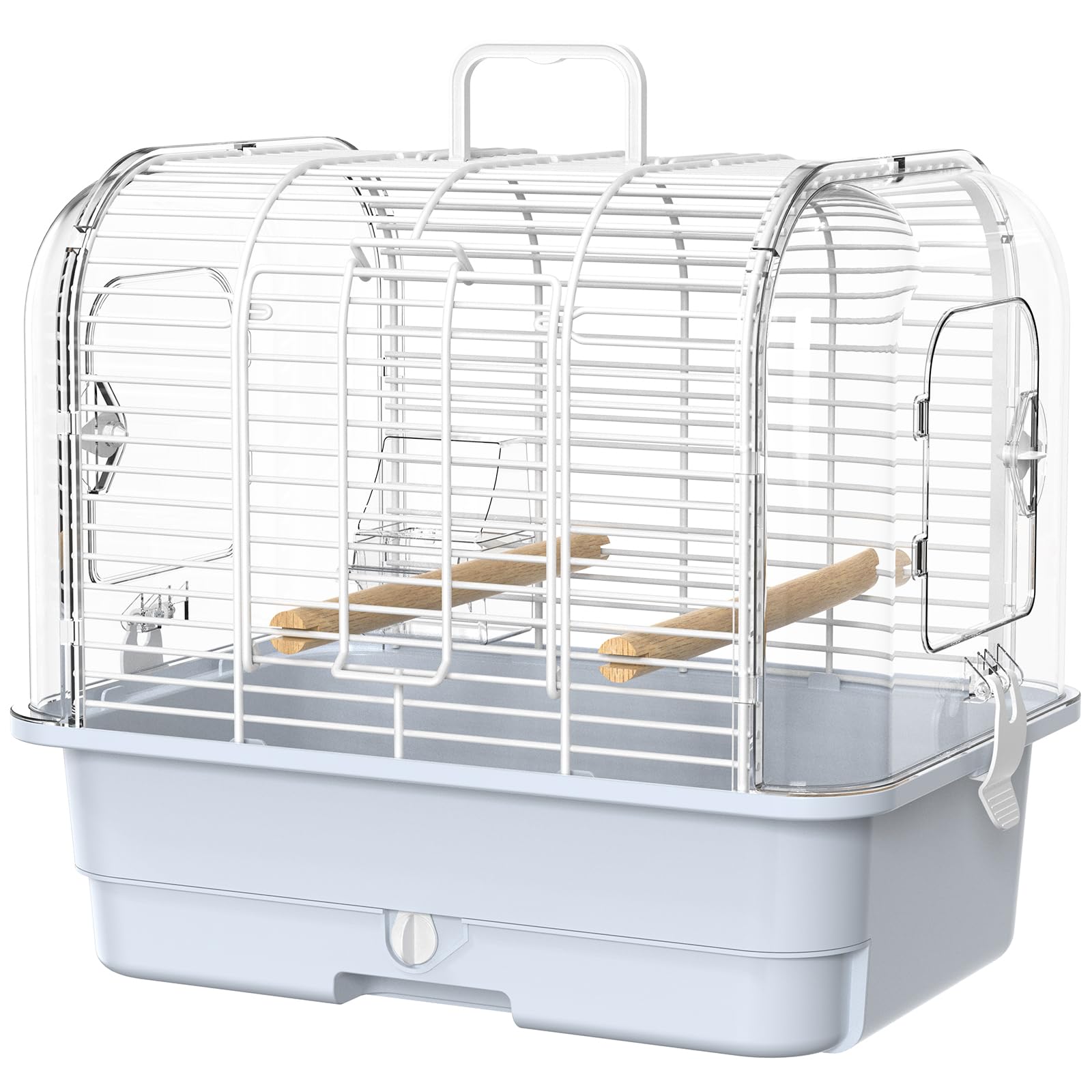 BAGHPBM travel bird carrier cage front view for on-the-go bird transport