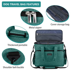 BAGLHER Dog Travel Bag foldable bowls provide quick hydration