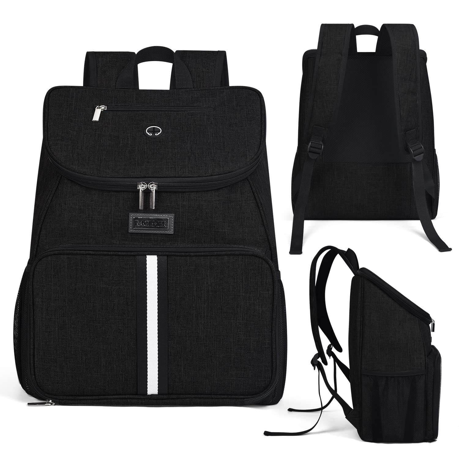 BAGLHER dog travel bag inside compartment showing spacious layout for pet essentials