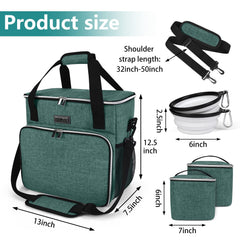 BAGLHER Pet Travel Set detachable dividers for flexible organization