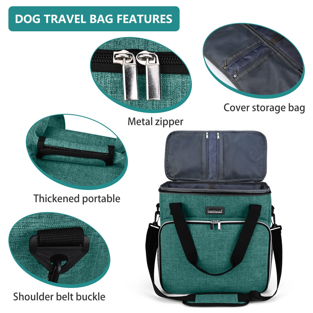 BAGLHER Pet Travel Set food containers and silicone bowls