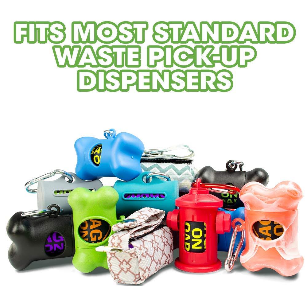 Bags On Board dispenser-fit bags work with most carriers for convenient refills.