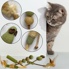 BAIRUYAO felt cloth lollipop supports sniffing and hunting indoors.
