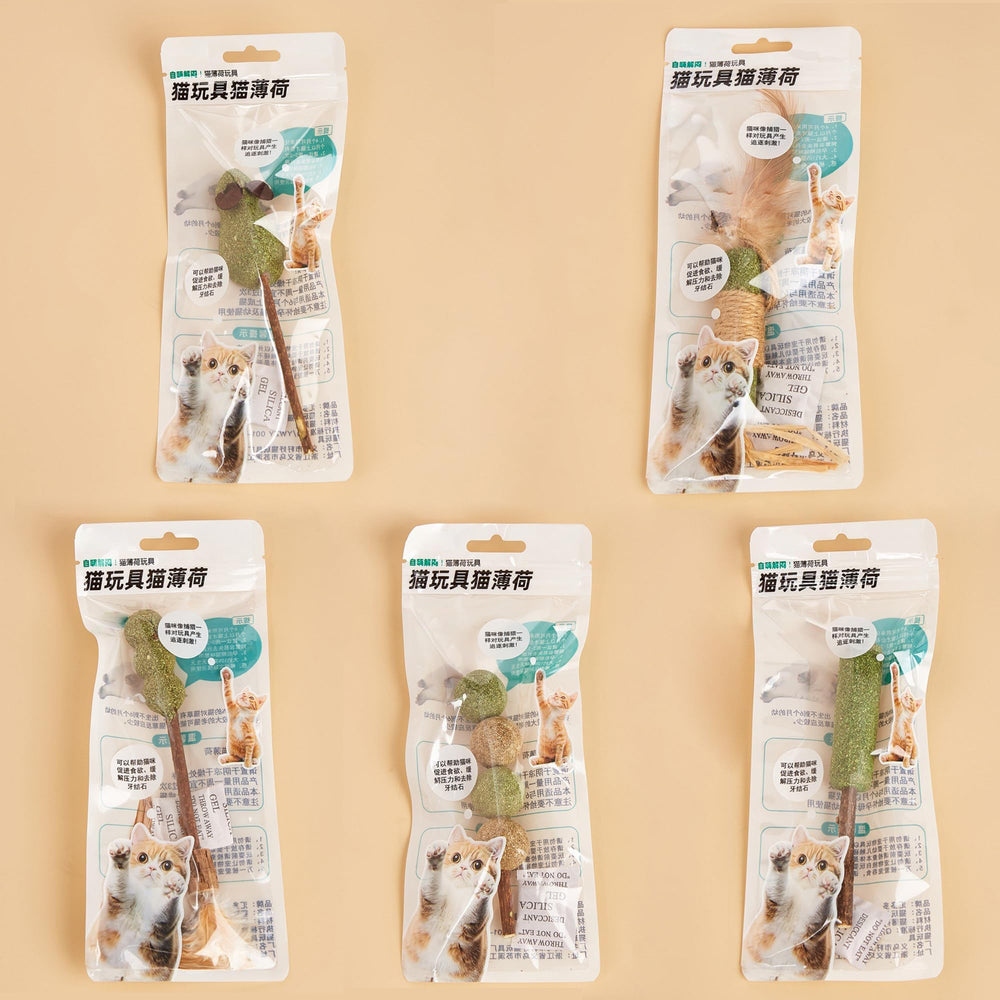 BAIRUYAO 5-pack catnip lollipops makes a thoughtful gift for cats.