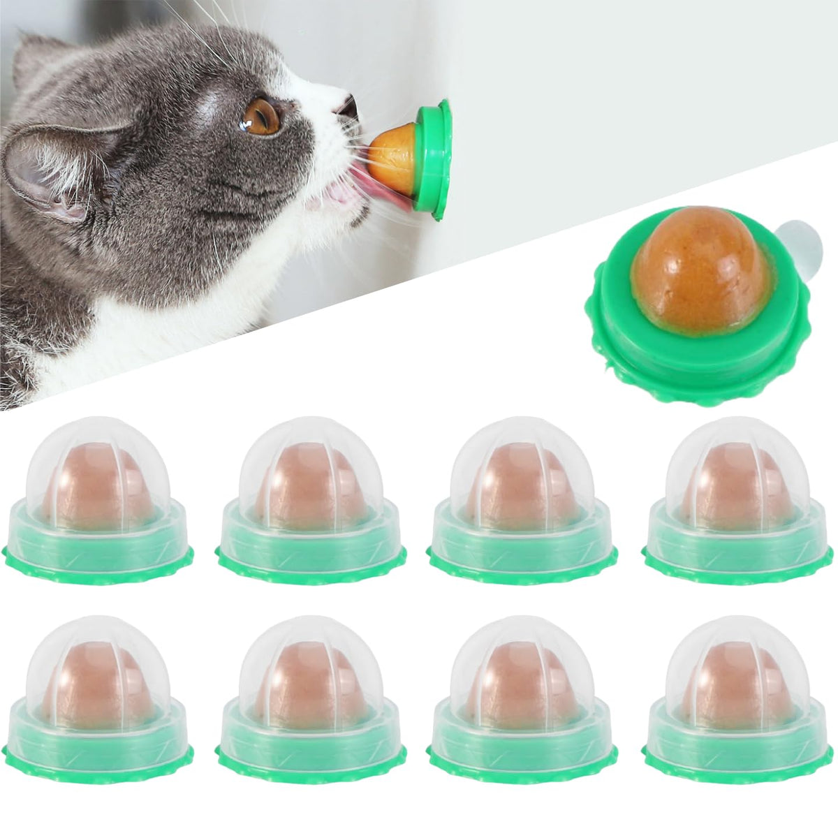 Balacoo cat snacks candy ball showcase: edible energy balls for playful feline energy.