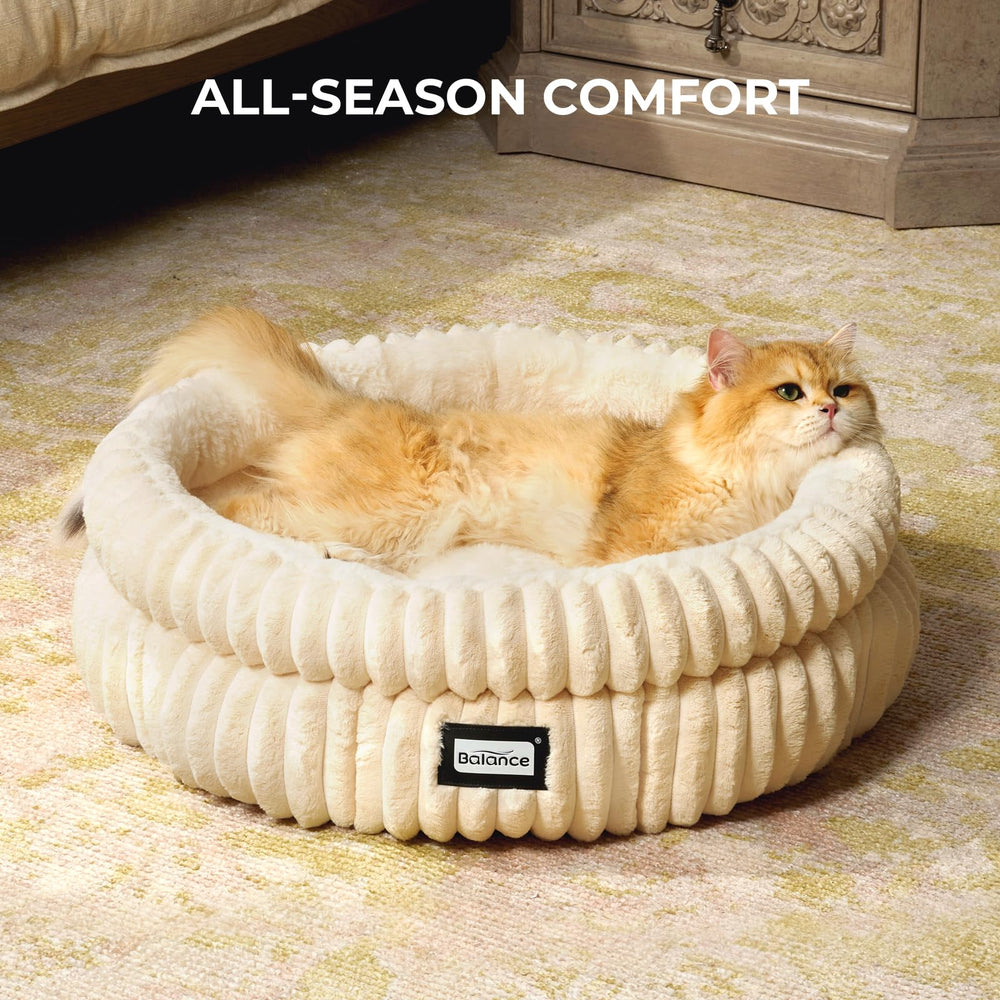 BALANCE cat bed easy-care cushion is machine washable for quick refresh