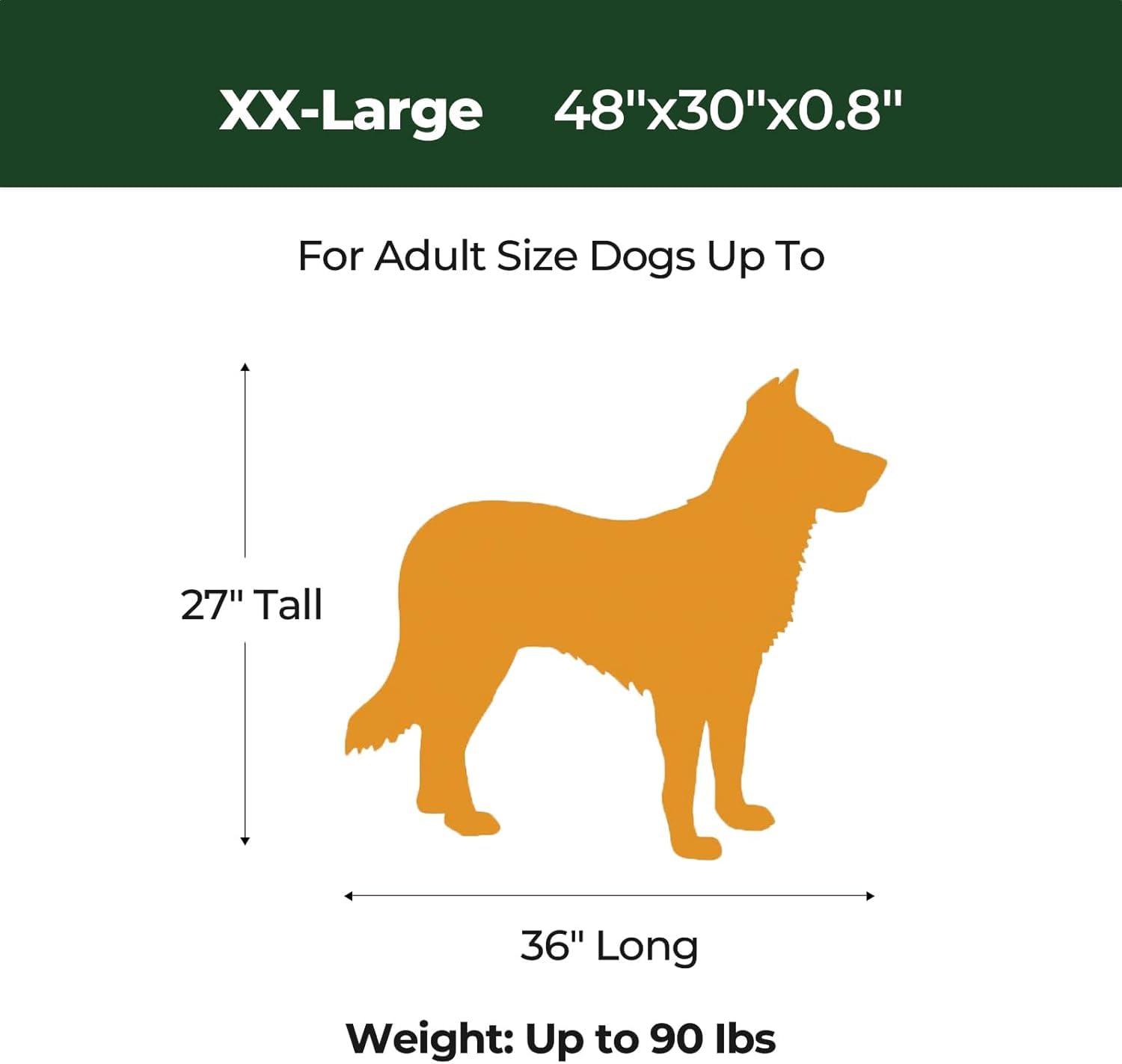 BALANCE Dog Crate Pad with fixed stitching for durability and longevity