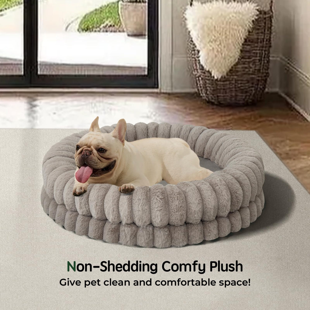 BALANCE donut bed egg crate bottom supports stable shape