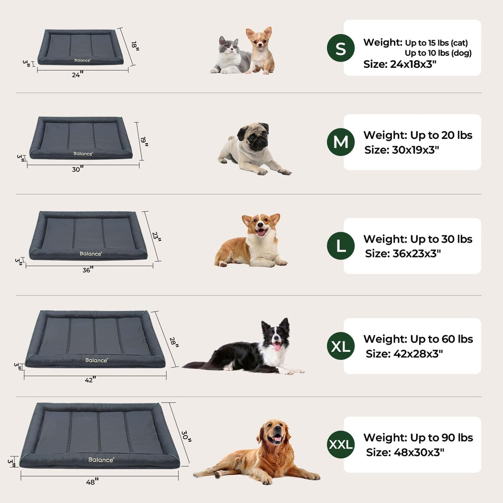 BALANCE Oxford Dog Bed packaging and setup tips for quick use