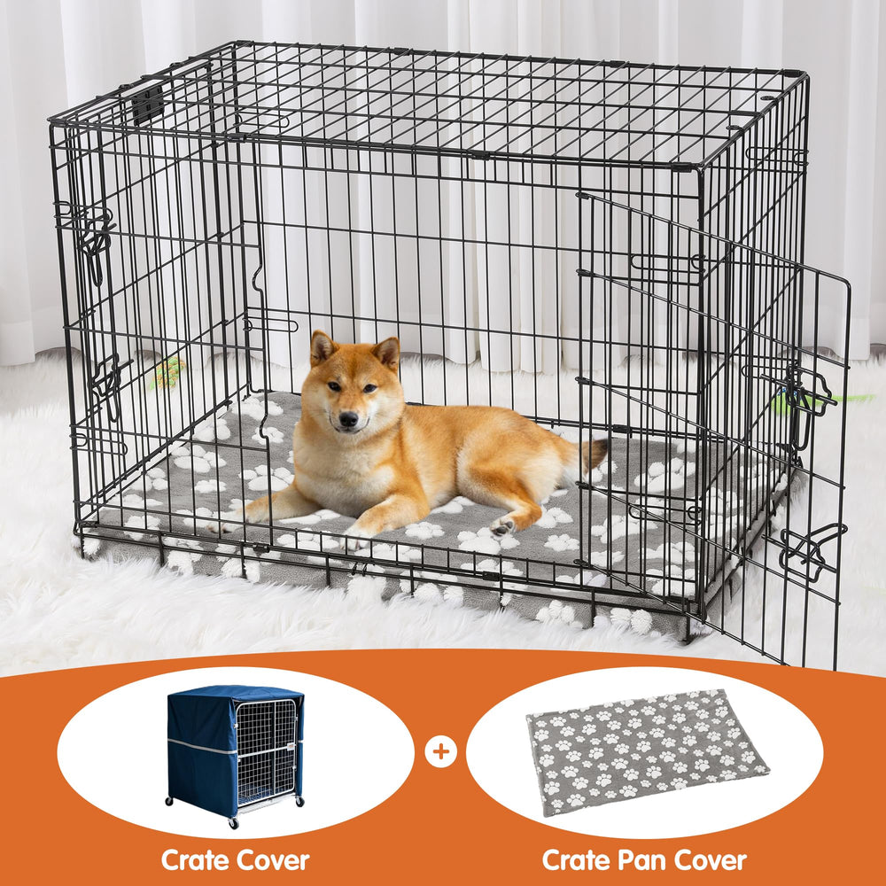 BALAPET easy-clean fabric crate cover shows durable, stylish material.