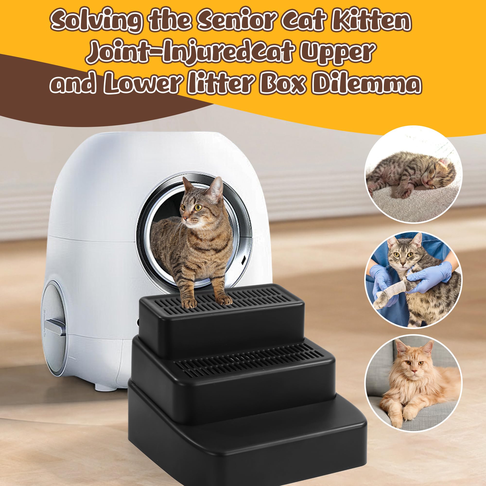 BALAPET litter ramp filter function reduces paw litter and mess