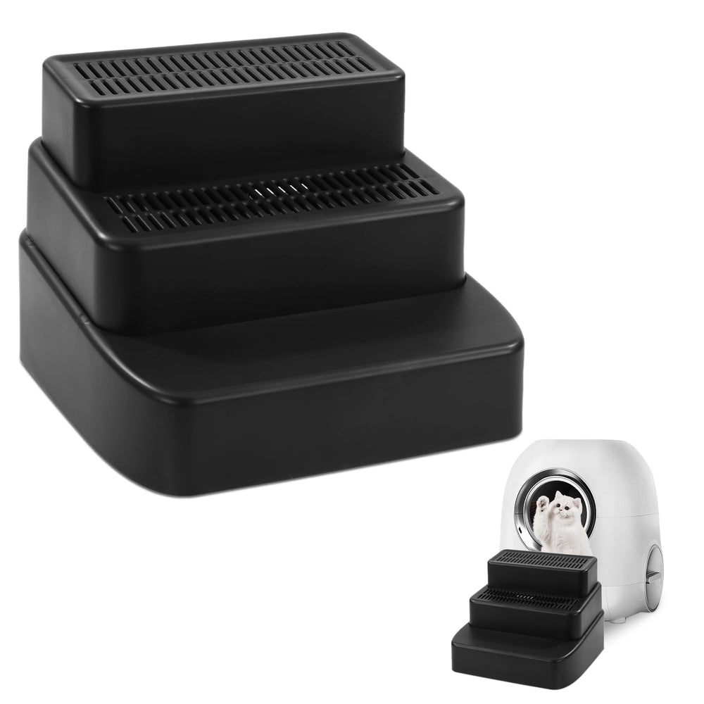 BALAPET litter ramp footprint 11x11 shows compact design for small spaces