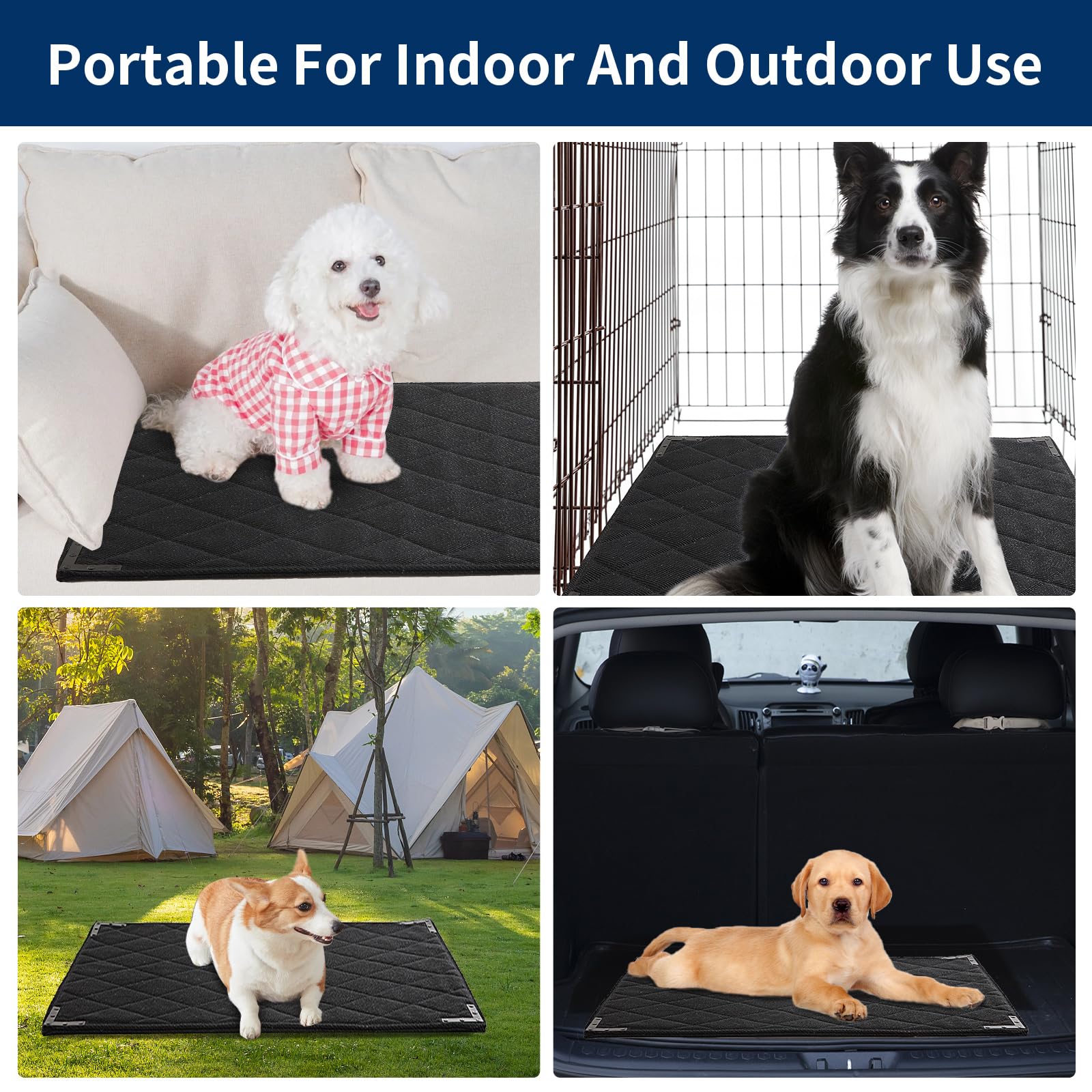 BALAPET machine-washable-dog-bed closeup emphasizes easy cleaning after messy days.