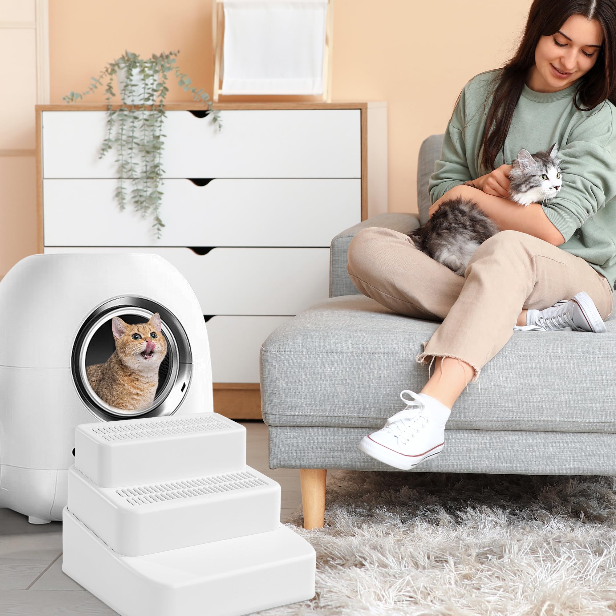 BALAPET ramp-used-on-sofa showcasing pet access for playtime.