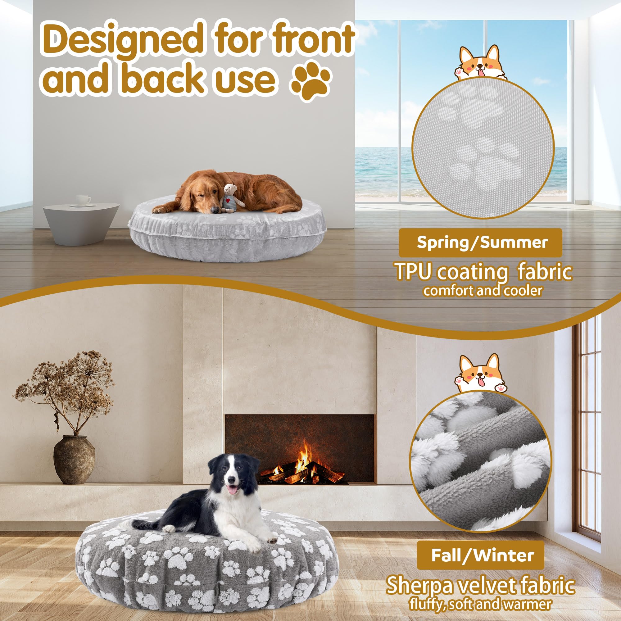 BALAPET replaceable cover provides easy swaps for clean, fresh bedding.