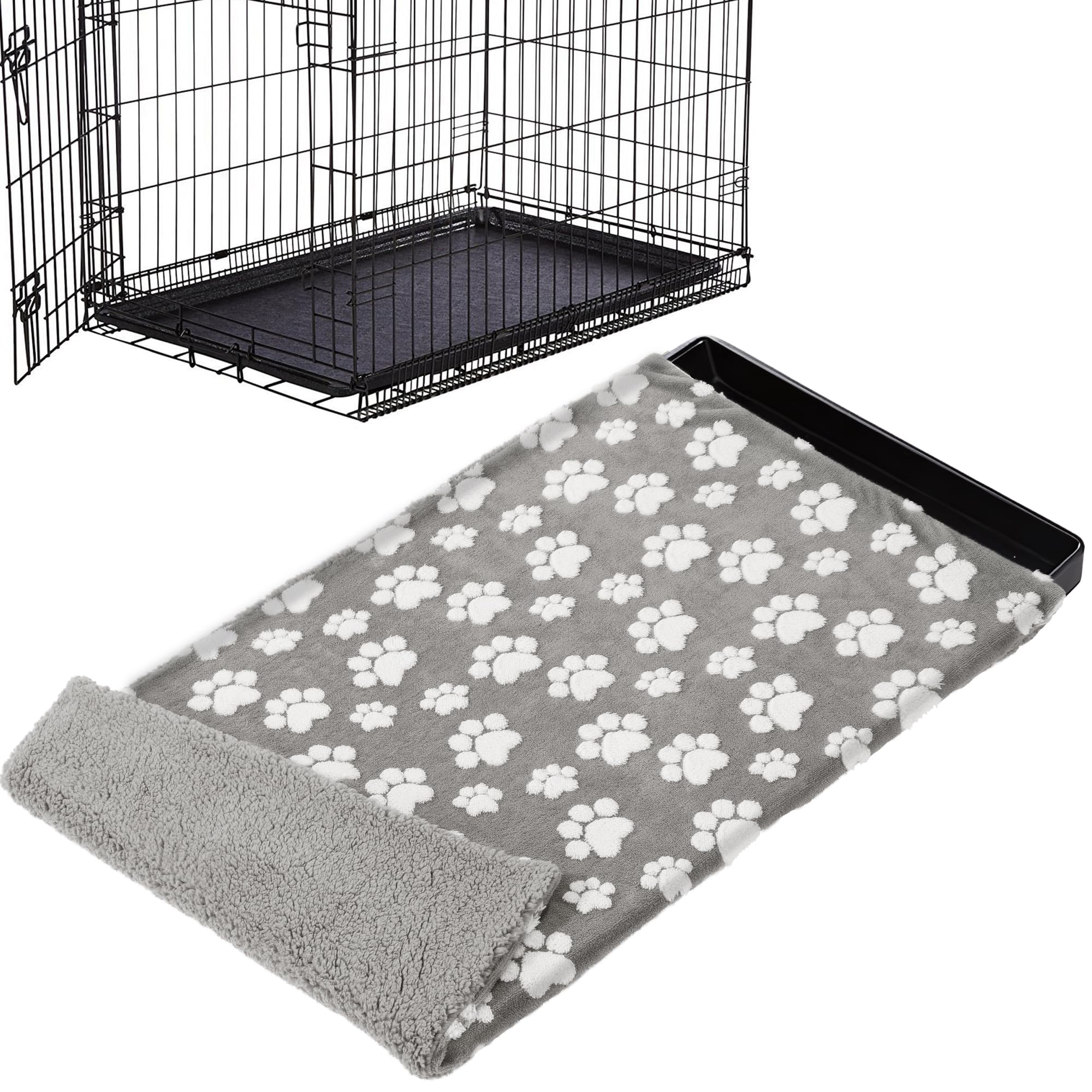 BALAPET crate pan cover close-up reveals soft plush velvet for cozy, quiet crate sessions.