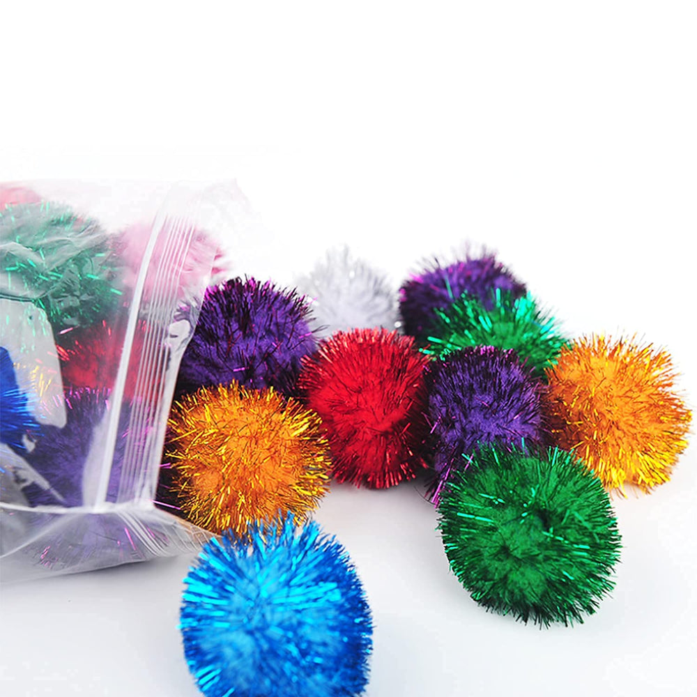 BallHull DIY craft idea using pom poms for decorations and play