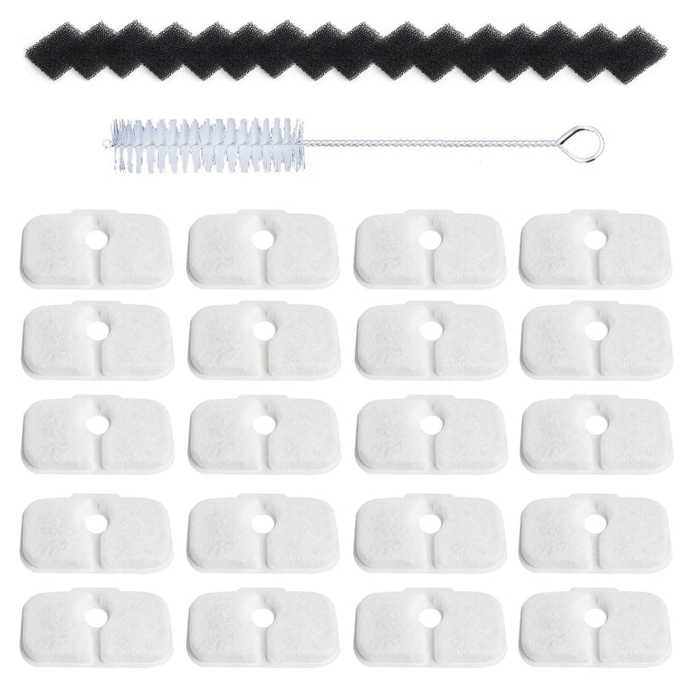 BalWel 20-pack fountain filters pack close-up, for cleaner water and better taste