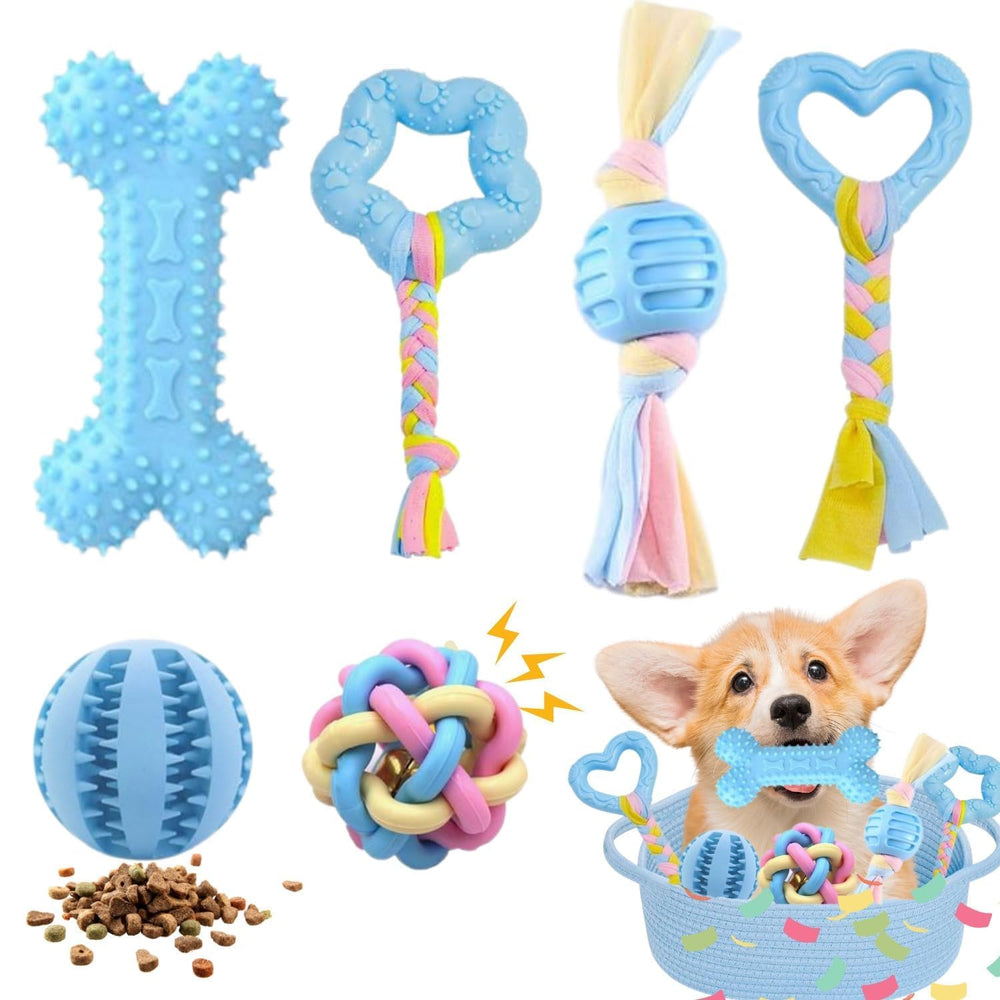 Bambinom pack variety angles illustrates a complete teething set for versatile play at home