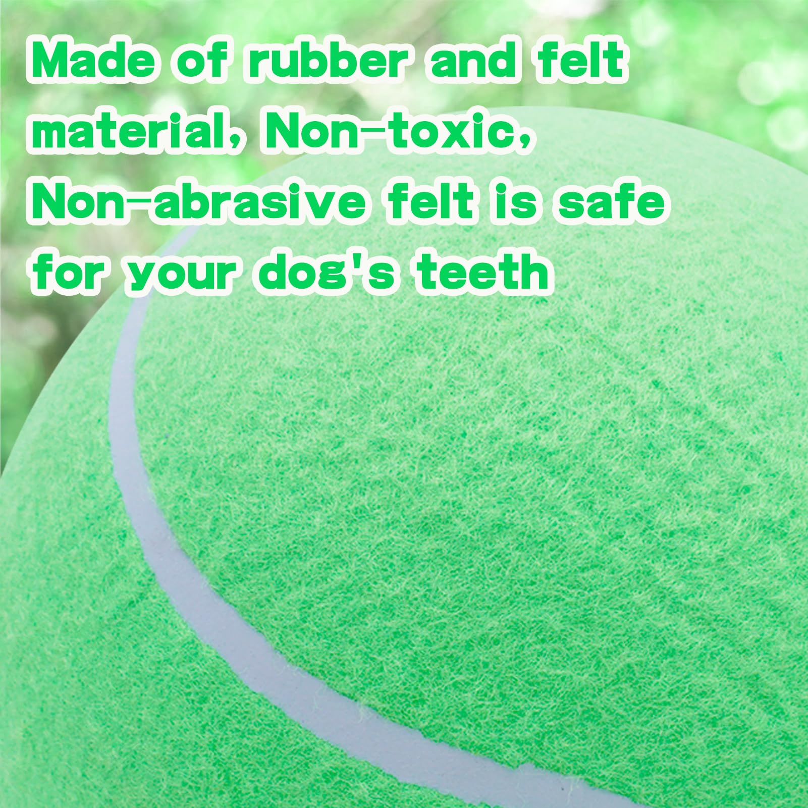 Banfeng tennis ball with felt and rubber surface for safe play.