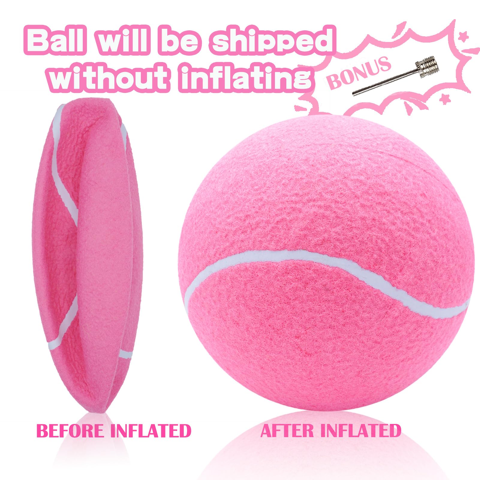 Banfeng big tennis ball dog toy outdoor play in park boosts activity and movement