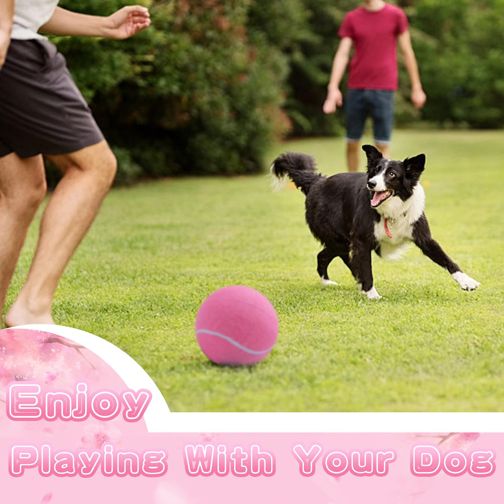 Banfeng big tennis ball park yard pool use pink toy for interactive play
