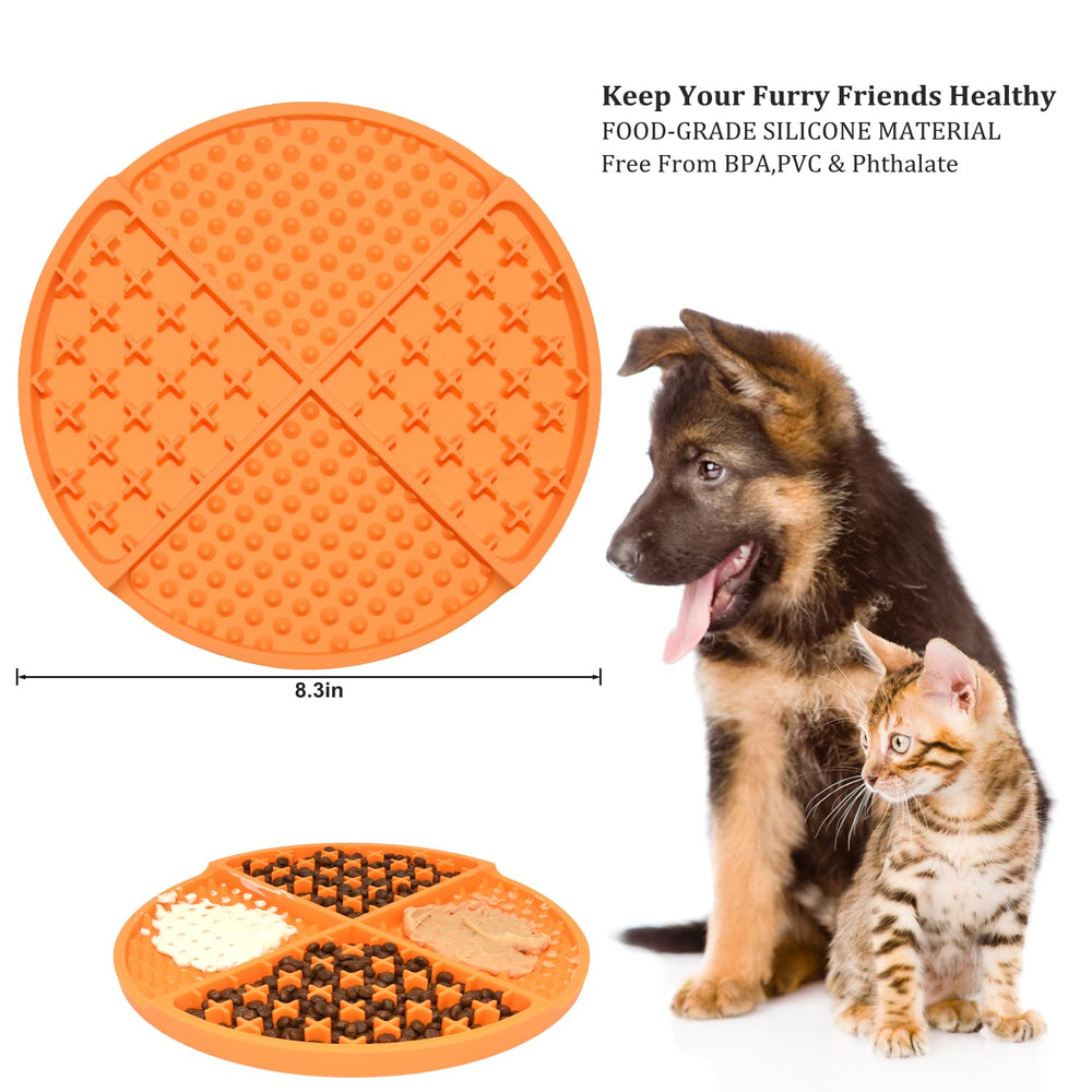 Bangp licking mat dishwasher-safe for easy clean-up after treats.
