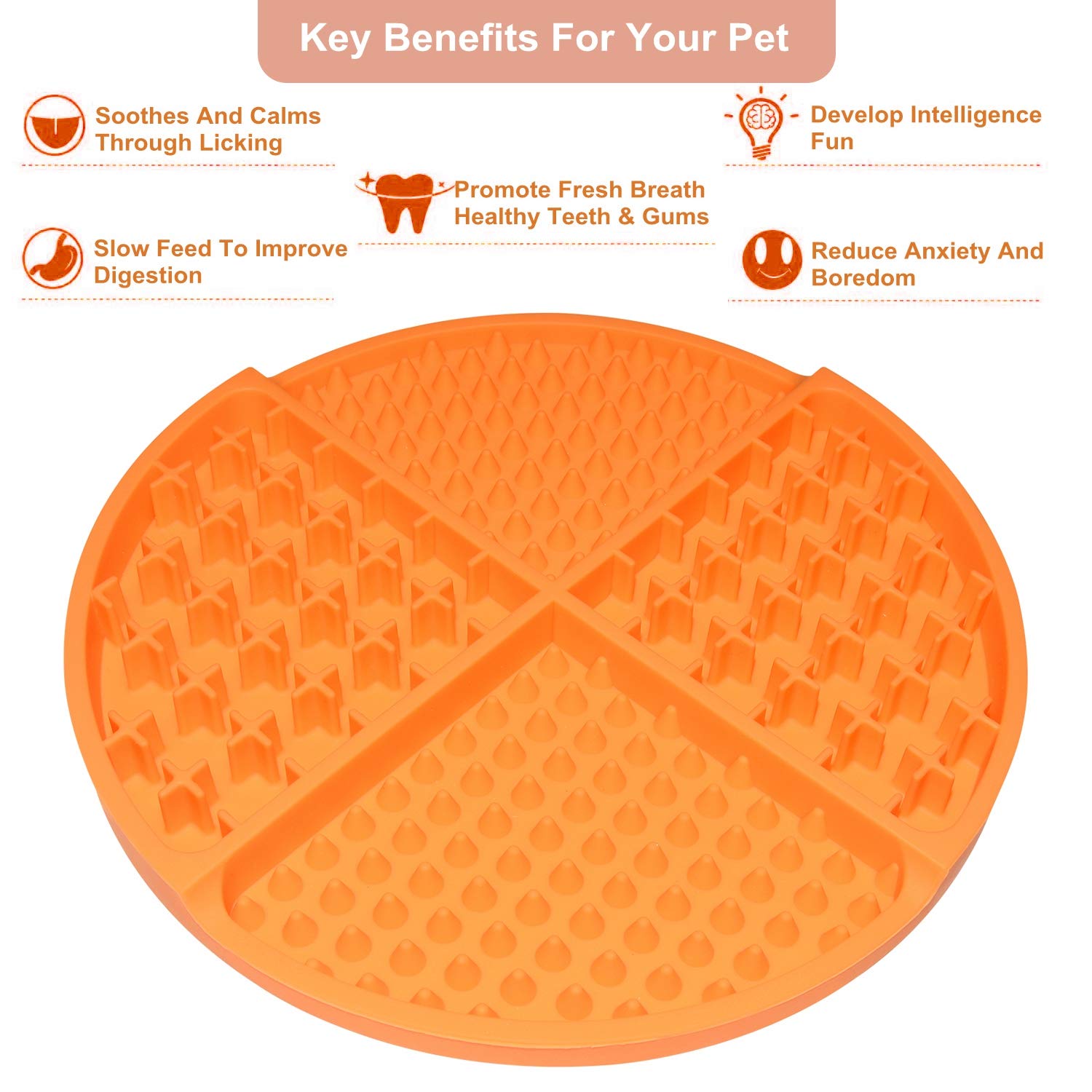Bangp licking mat food-grade silicone ensures safe, durable use.