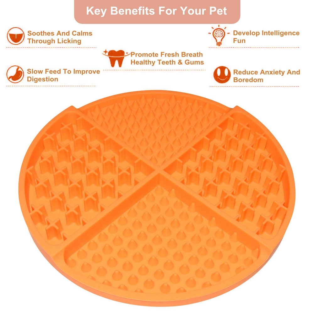 Bangp licking mat food-grade silicone ensures safe, durable use.