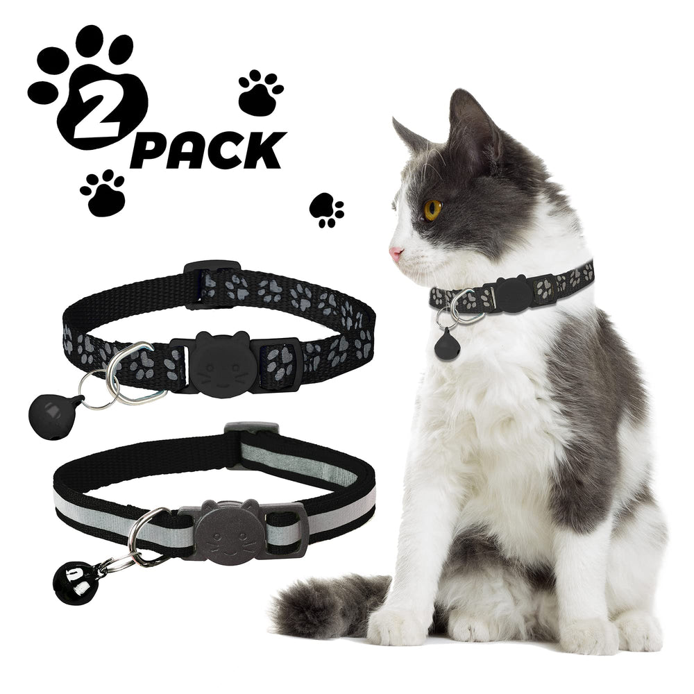 BANMODER cat collar with bell showing audible position cue for pet tracking