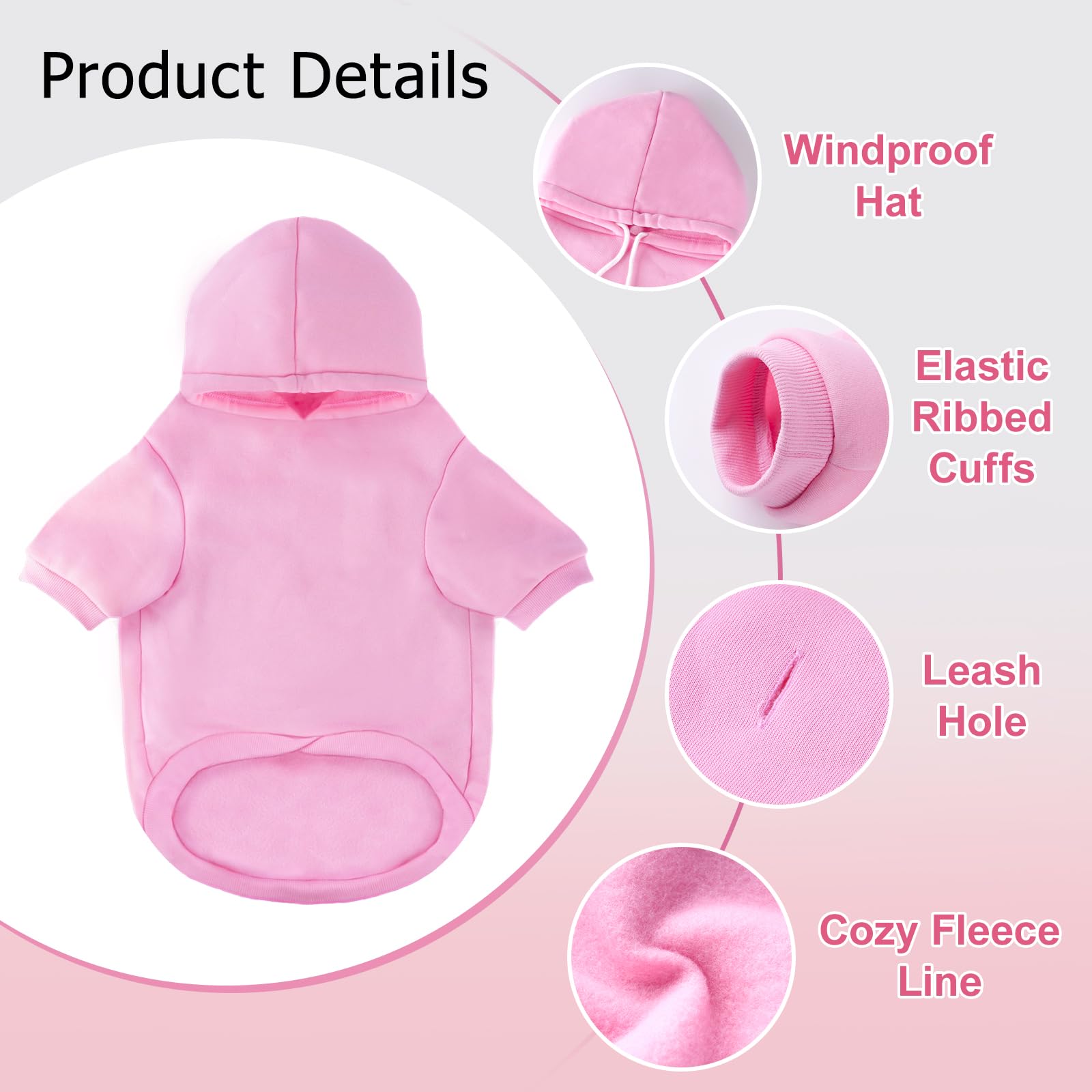 BAOBICUTE hoodie back pocket closeup highlights convenient treat storage.