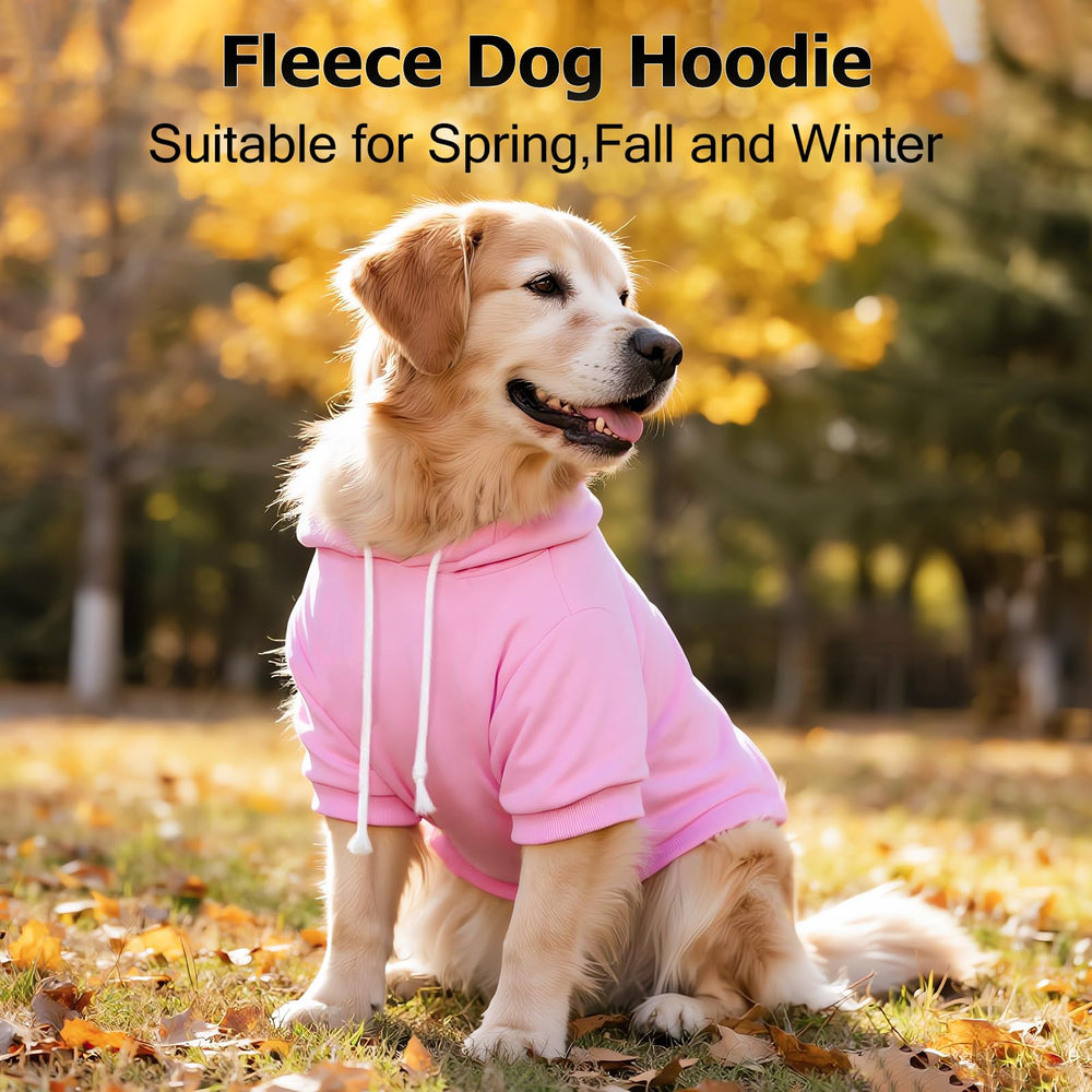 BAOBICUTE dog hoodie hood detail demonstrates full ear coverage for chilly days.