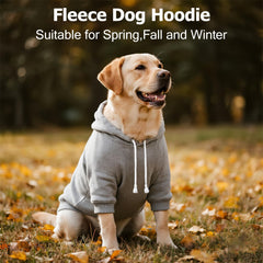 BAOBICUTE hoodie with leash hole enables easy outdoor walks.