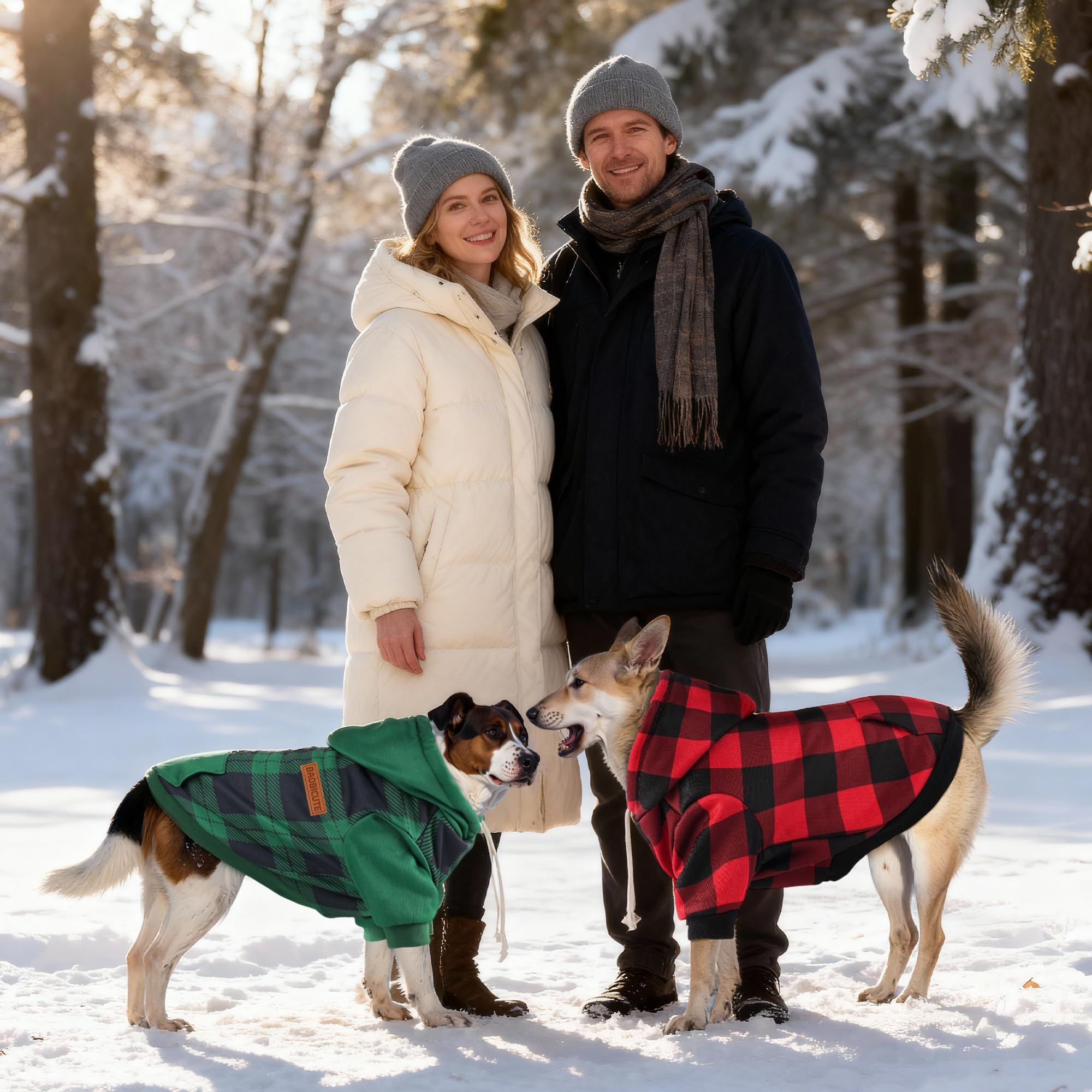 BAOBICUTE Dog Basic Hoodie soft nap lining delivers plush comfort on chilly days