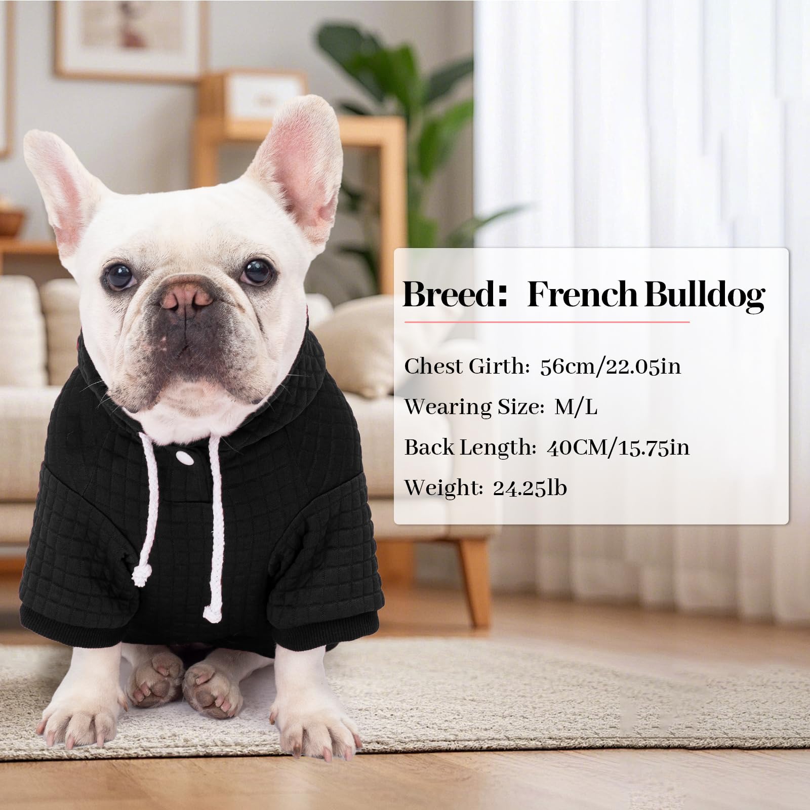 BAOBICUTE dog hoodie machine washable care makes cleanup easy