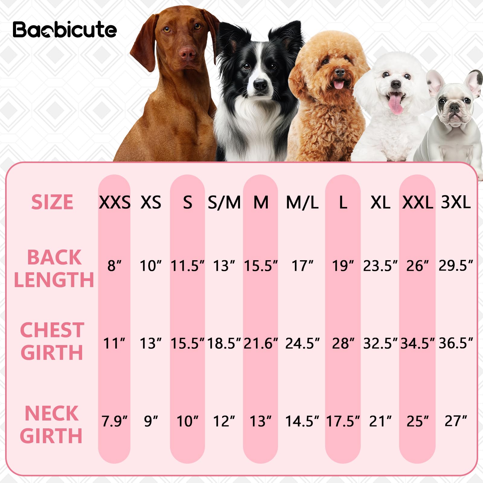 BAOBICUTE dog hoodie machine-washable design for easy care