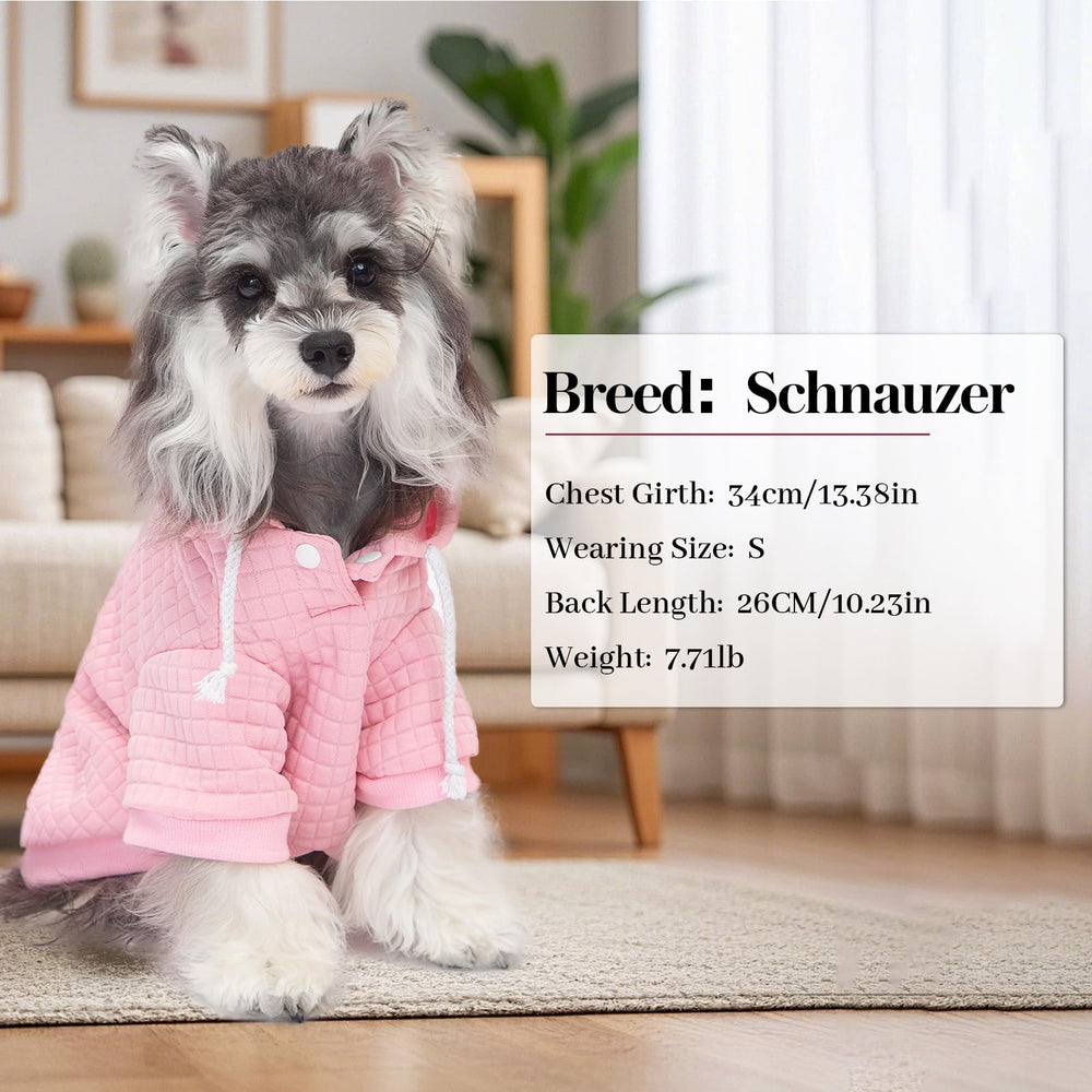 Baobicute dog hoodie sleeve elastic cuffs support joints during play