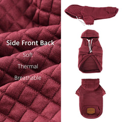 BAOBICUTE dog hoodie small pocket detail for treats or bags during walks