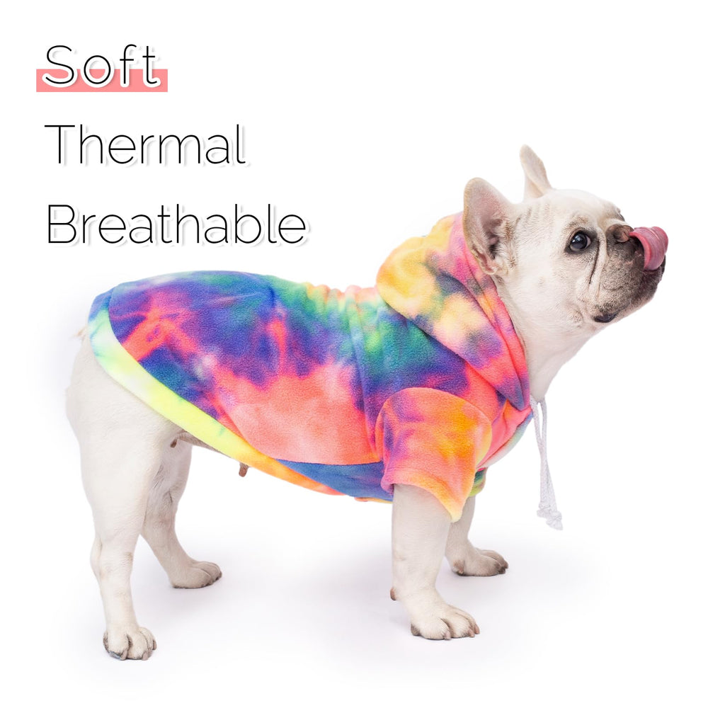 BAOBICUTE dog hoodie back view, even warmth for outdoor strolls