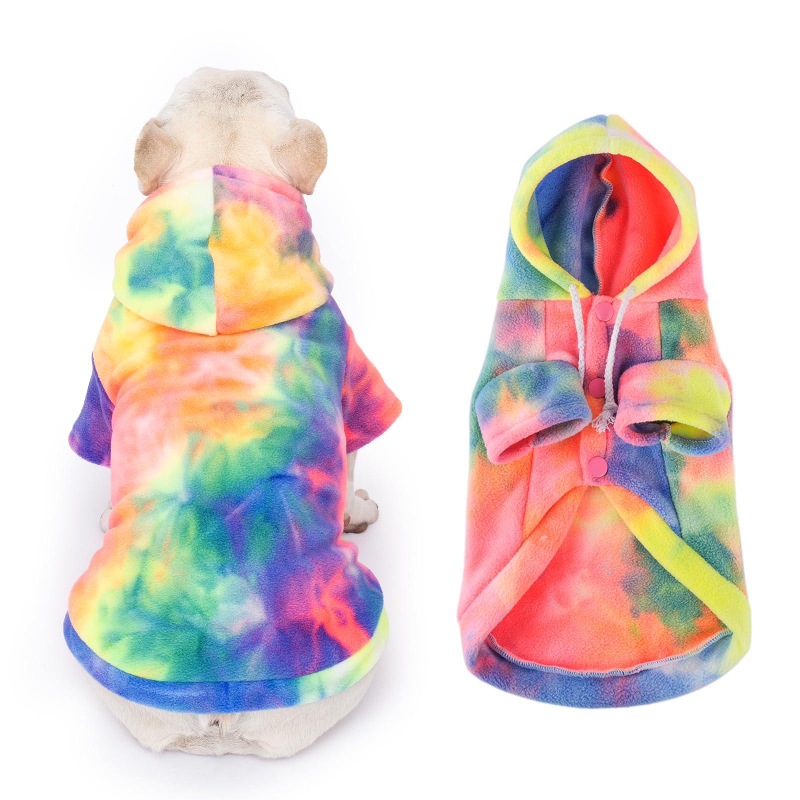 BAOBICUTE dog hoodie knit-fabric close-up shows soft, durable material