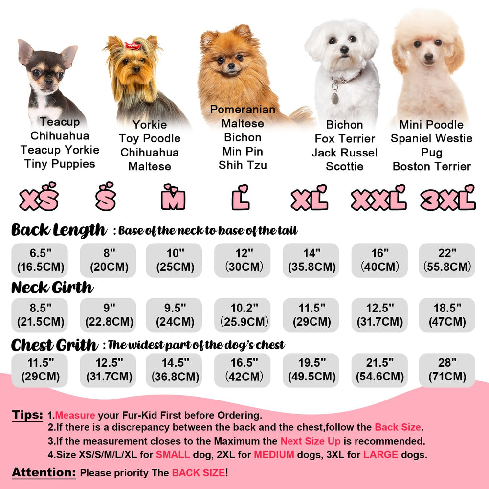 BAOBICUTE dog pajamas packaging image highlights a convenient four pack option.