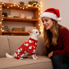 BAOBICUTE dog pajamas pattern strawberry shows playful style for daily wear.