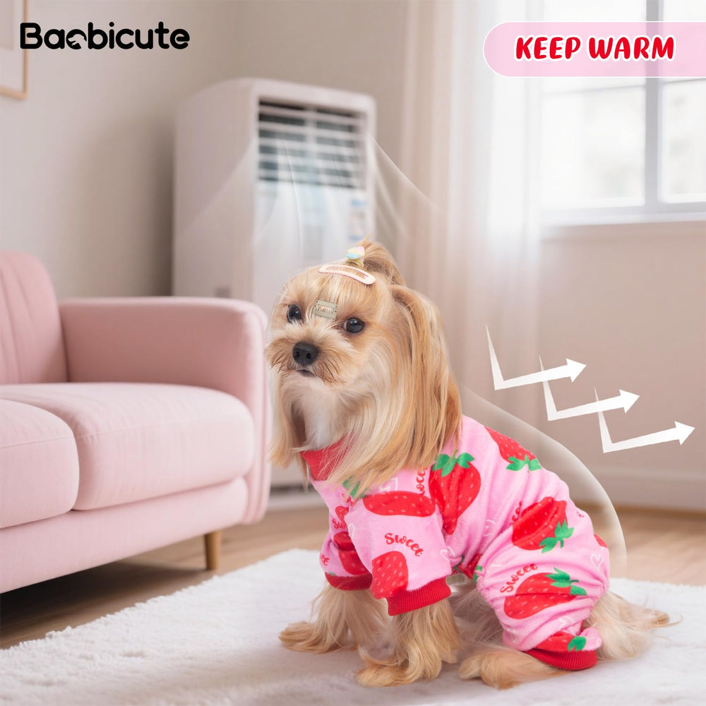 BAOBICUTE pig-pattern dog pajamas offer cute design for holidays and everyday wear.