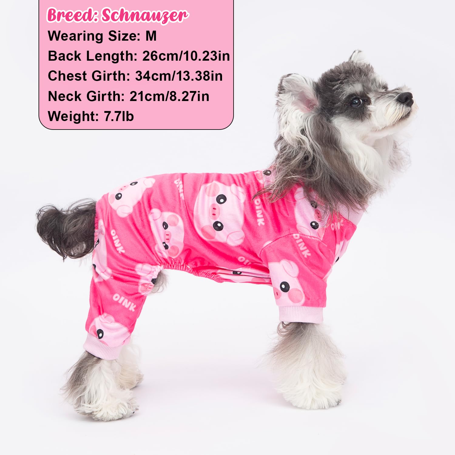 BAOBICUTE unicorn-pattern dog pajamas add playful style for daily wear and photos.