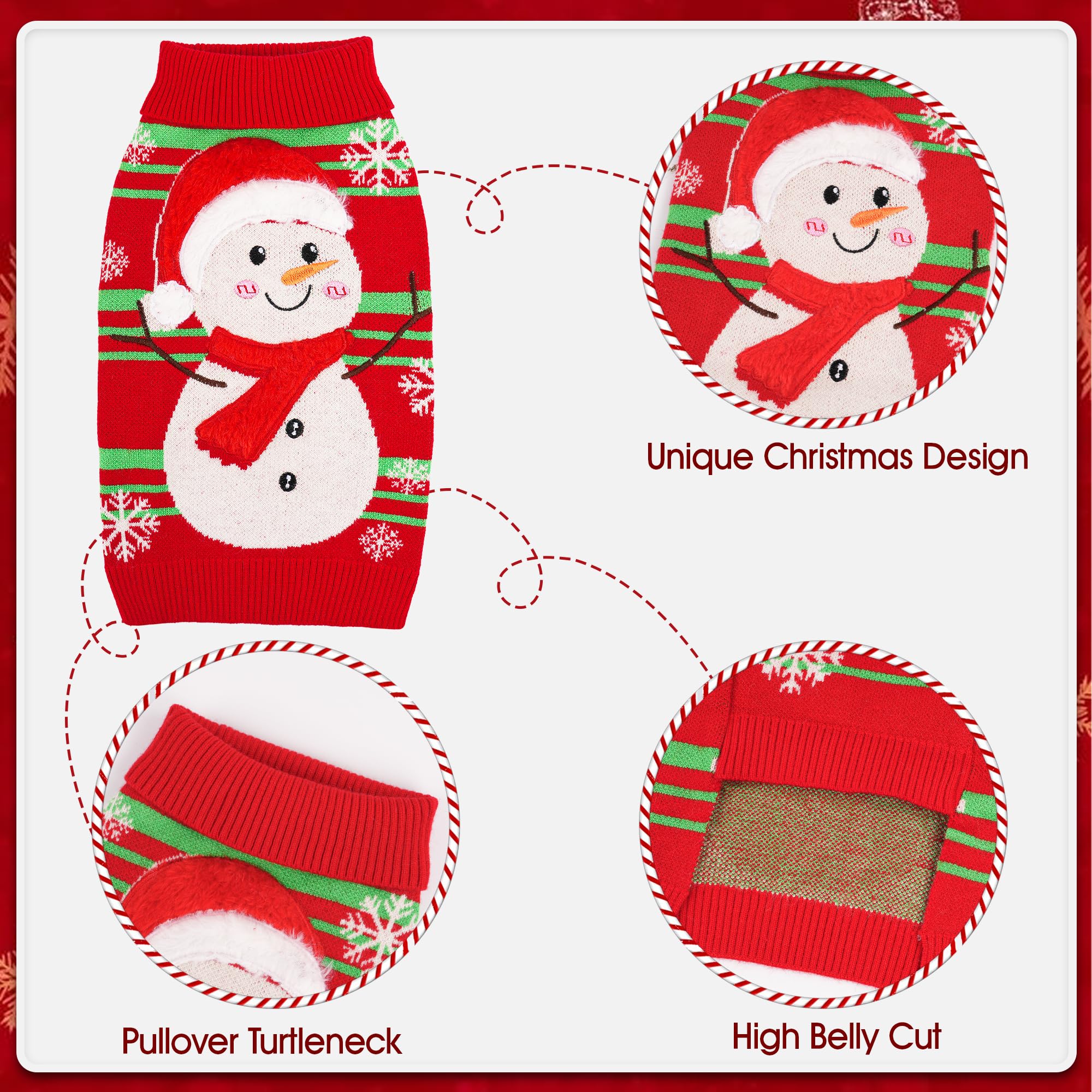 BAOBICUTE dog-sweater machine washable keeps care simple after adventures