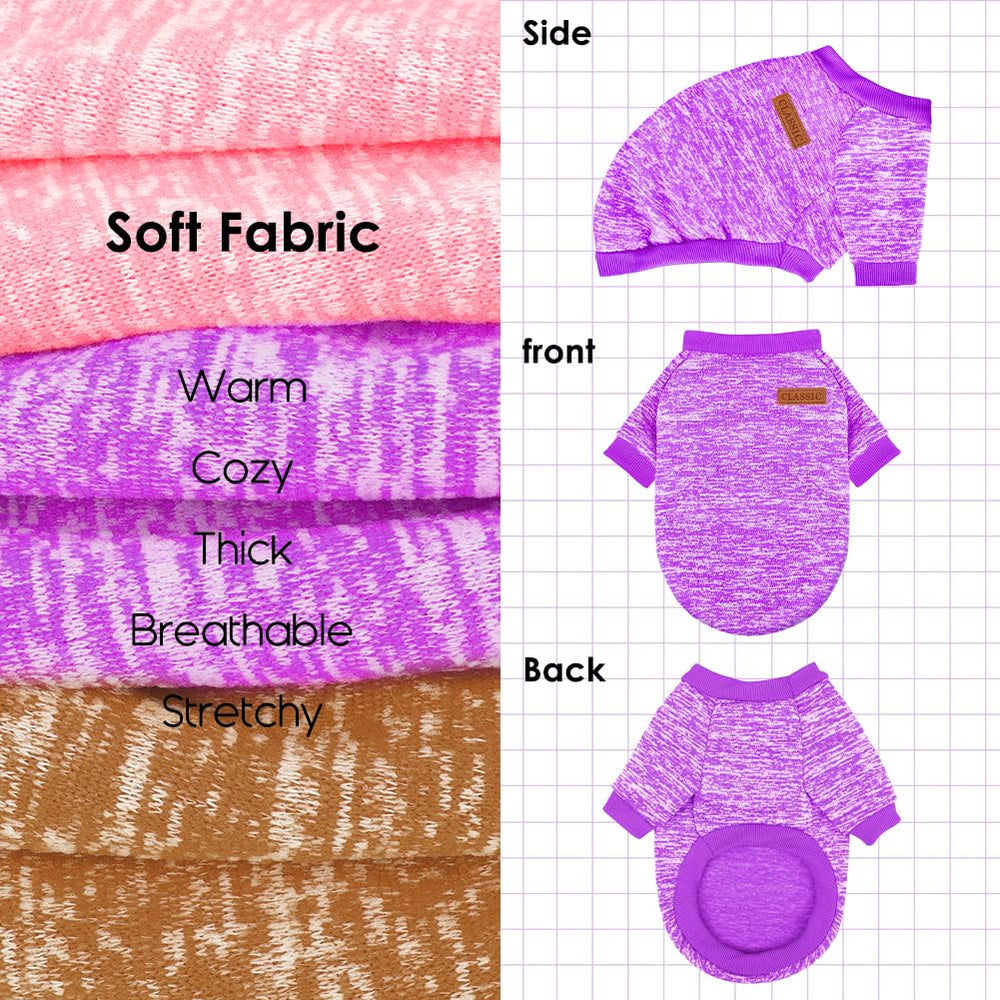 BAOBICUTE dog wearing this sweater during a walk highlights easy on/off and snug warmth